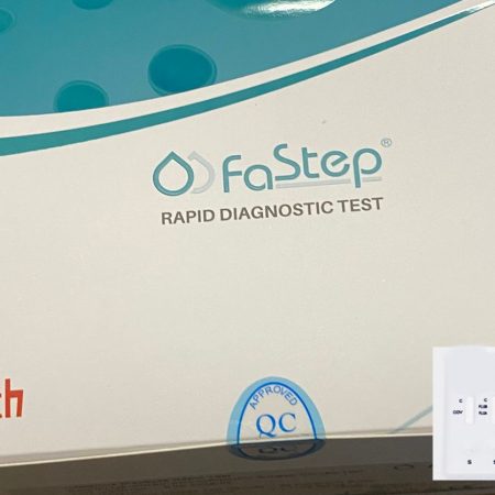 COD. 198-19 Test rapido per la ricerca contemporanea degli antigeni di SARS-COV-2/INFLUENZA A+B/ RSV/ADENOVIRUS/M.PNEUMONIAE/HMPV - 20 test